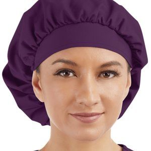 Eggplant Professional Working Wear Cap/Hat with Simple Cool Comfortable Spandex